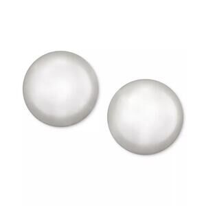 Pearl Earrings, 14k Gold Cultured Freshwater Pearl Stud Earrings (6-1/2mm)